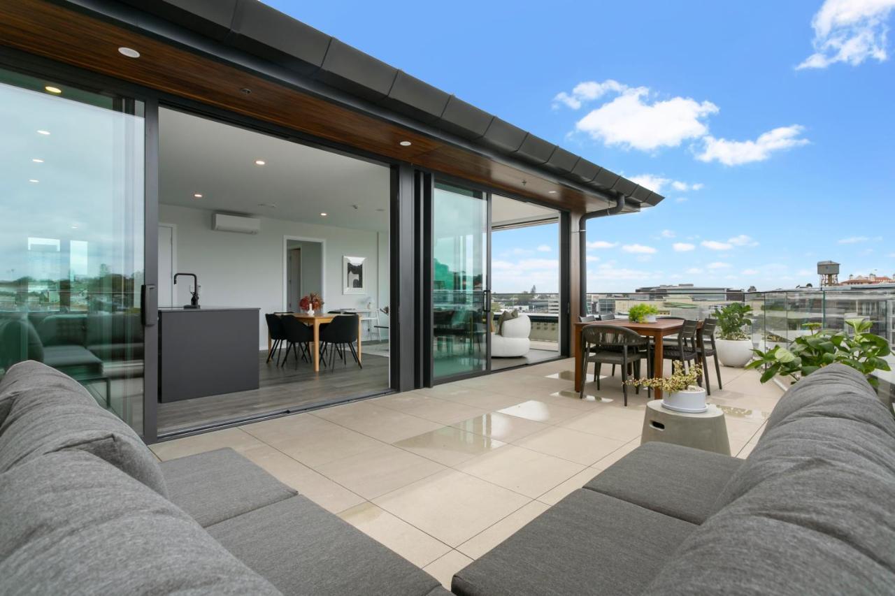 Enfield Sky - Brand New Luxury Penthouse Appartement Auckland Buitenkant foto